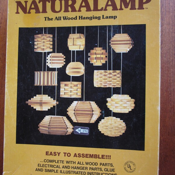 Naturalamp- Finnish Midcentury Modern Lamp Kit by InterDesign. Aalto style, Danish Modern