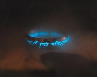 Anello elfico Varile; regalo unico per i fan del Signore degli Anelli; gioielli fantasy della Terra di Mezzo; ispirato al Signore degli Anelli; fosforescente; regali di Capodanno