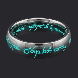 Elven Ring Varile; Unique Gift for LoTR Fans; Fantasy Middle‑Earth Jewelry; Lord of the Rings inspired; Glow in the Dark; New Year Gifts