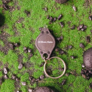 UV Light Keychain; Compact and Portable Mini UV Flashlight; Perfect accessory for checking glow-in-the-dark jewelry