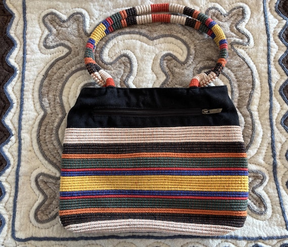 Beautiful Hand-knotted Mongolian Bag With Colorful Fabric - Etsy display picture 1