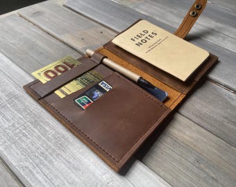 Personalized Leather Notebook Cover: Refillable Journal, A5/B5/A4 Size