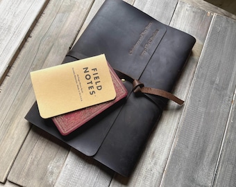 Personalized Leather Photo Album: Wedding, Anniversary, Memory Scrapbook