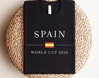 Spain World Cup 2026 Shirt,Spain Football Shirt,Spain Fan Shirt,Spanish Flag Shirt,Soccer Fan Tee, Spain Supporter Shirt,Football Lover Gift