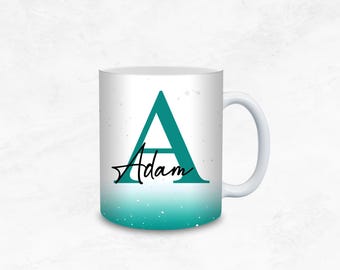 Digital Alphabet for Mug | Digital Sublimation File 11oz and 15oz | Custom Mug Wrap A–Z