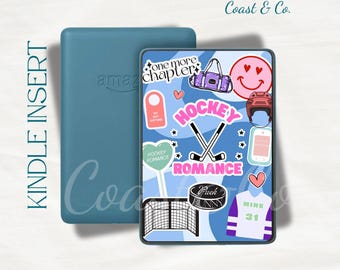 Romance de hockey digital para Kindle/Imprimible/Libros/Pegatinas/Accesorios para Kindle/Regalos para ella/Paperwhite/11.ª generación/2022/Colorsoft/Oasis