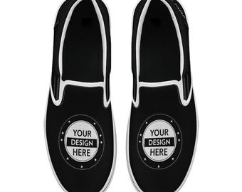 Personalized Slip On Canvas Shoes – Custom Printed Men's  Casual Flat Shoes for Daily Wear