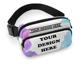 Custom Print Twill Fanny Pack: Personalized Travel Bum Bag