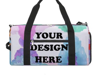 Personalized Gym Duffel Bag: Waterproof Oxford Fabric, Custom Design