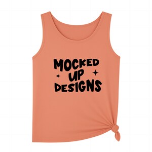 Comfort Colors 9360 Terracotta Tank Top Mockup, Flat Lay Shirt Mockup for Print on Demand, Comfort Colors Mockups 9360 Mockup Bundle