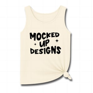 Comfort Colors 9360 Ivory Tank Top Mockup, Flat Lay Shirt Mockup for Print on Demand, Comfort Colors Mockups, 9360 Mockup Bundle