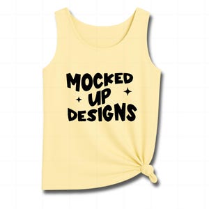 Comfort Colors 9360 Butter Tank Top Mockup, Flat Lay Shirt Mockup for Print on Demand, Comfort Colors Mockups 9360 Mockup Bundle
