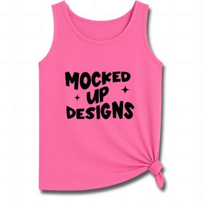 Comfort Colors 9360 Crunchberry Tank Top Mockup, Flat Lay Shirt Mockup for Print on Demand, Comfort Colors Mockups 9360 Mockup Bundle