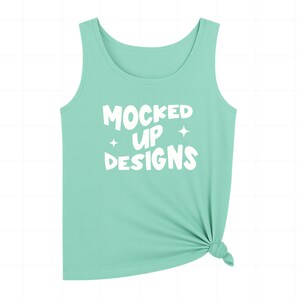 Comfort Colors 9360 Island Reef Tank Top Mockup, Flat Lay Shirt Mockup for Print on Demand, Comfort Colors Mockups 9360 Mockup Bundle