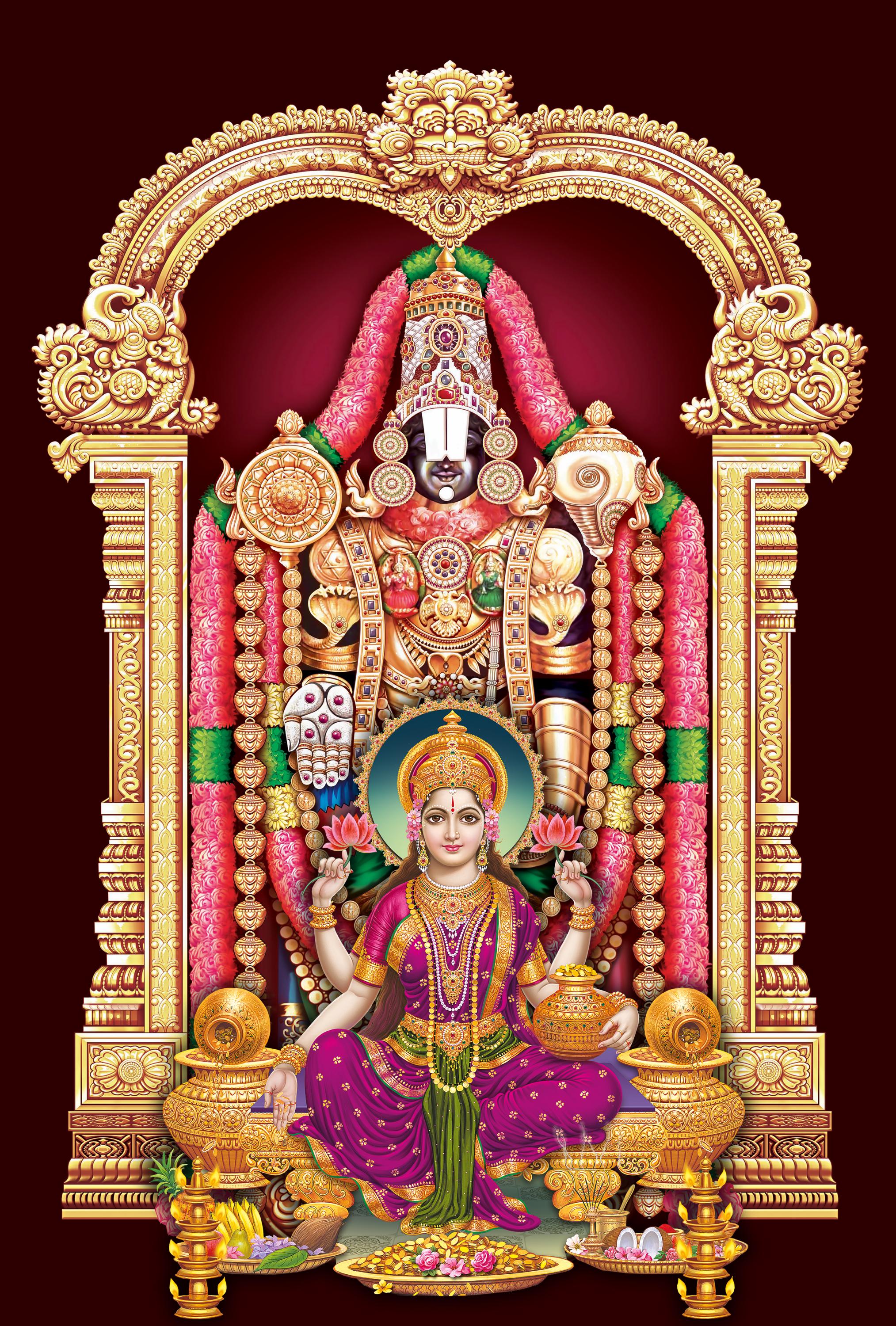 Original Venkateswara Swamy Lakshmi Devi Photos