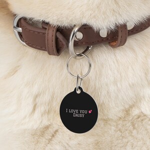Personalized Pet Tag, Custom Dog Tag, Cat Name Tag, Engraved Pet ID, Unique Pet Accessory, Gift for Pet Lovers