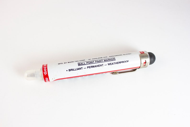 Vintage MarkTex Texpen Ball Point Paint Marker Etsy