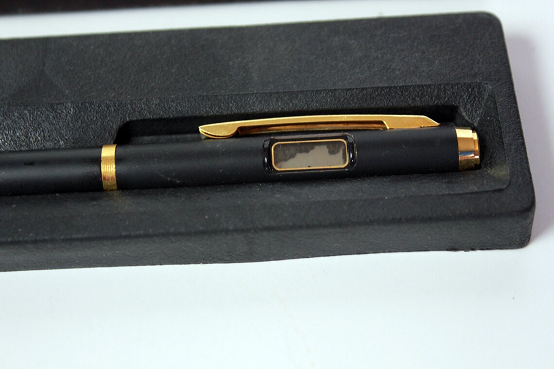 SALE Vintage LCD Time Pens Quartz Pen Watch Nelsonic Etsy