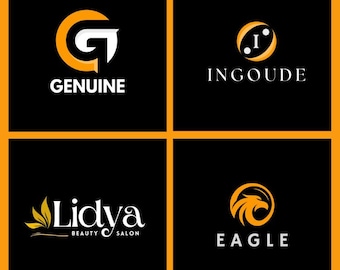 Diseño de logotipo personalizado: Plantilla de Canva editable (PDF, PNG, SVG) o servicio personalizado