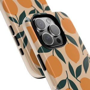 1. Lemon Fruit Phone Case, Cute Fruit Design, Durable Phone Cover, Citrus-inspired, Summer Theme, Smartphone Accessory