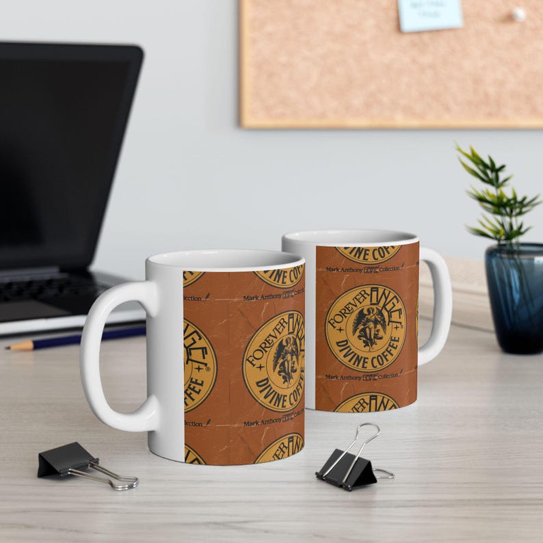 Forever Angel Ceramic Coffee Mug: Divine Legend, Mark Anthony Gable Collection (11oz, 15oz) image 3