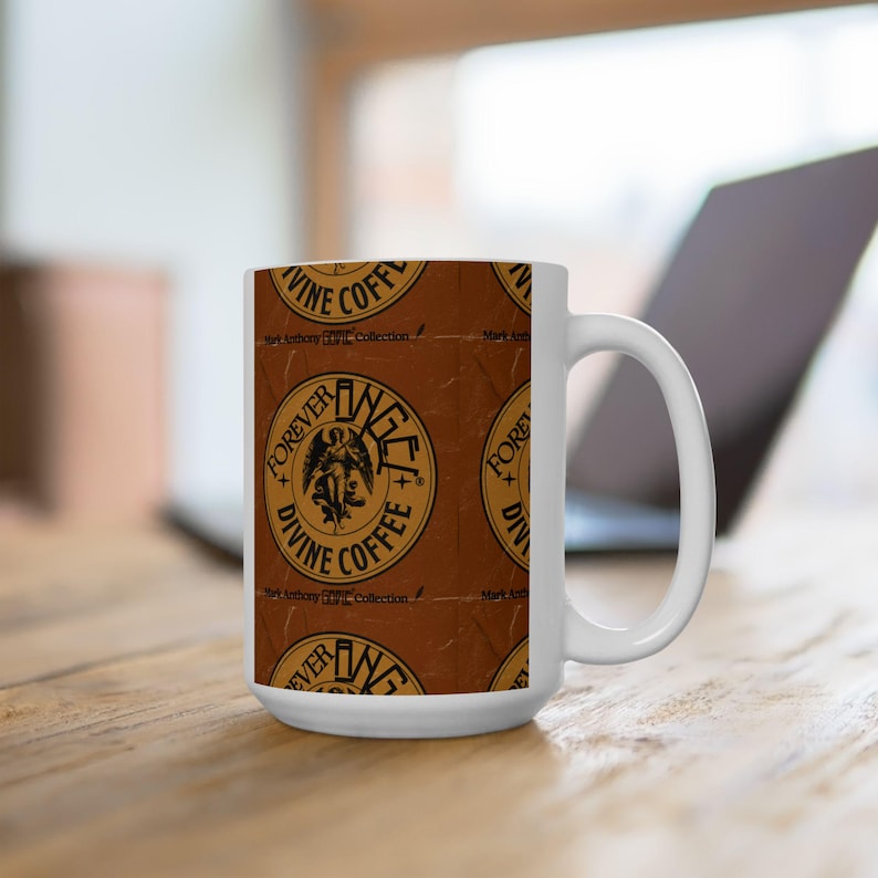 Forever Angel Ceramic Coffee Mug: Divine Legend, Mark Anthony Gable Collection (11oz, 15oz) image 8