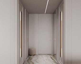 Diffusore d'aria lineare personalizzato / Copertura per bocchette HVAC su misura / Qualsiasi lunghezza e larghezza / Design moderno perforato