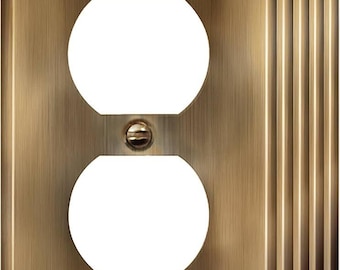 Copertura per interruttore in metallo personalizzata: ottone, acciaio, acciaio inossidabile