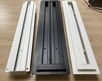 Difusor de aire lineal personalizado – Rejilla de ventilación metálica moderna para techo o pared