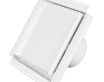 Ventilatore a montaggio nascosto con coperchio rimovibile – Ventilatore di scarico a filo parete per interni moderni