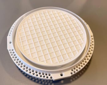 Modern Hidden Ventilation Fan, Flush Mount Exhaust Vent, Bathroom Ceiling Fan, Minimalist Air Vent, Low Profile Vent Cover