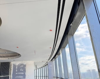 Diffusore lineare curvo personalizzato: moderna copertura per bocchette di ventilazione HVAC