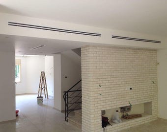 Difusor lineal personalizado para pared o techo: elegante rejilla HVAC