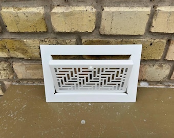 Casella postale in metallo personalizzata fatta a mano, design architettonico moderno