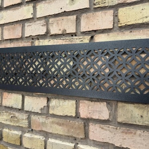 Modern Metal Vent Cover | Minimalist HVAC Register Grille, Custom Pattern & Color