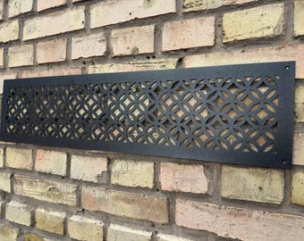 Flat Metal Vent Cover | Modern HVAC Register Cover | Minimalist Air Vent Grille