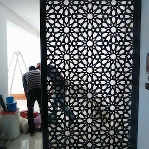 Custom Metal Room Dividers | Modern Privacy Screens | Choose Your Size, Color & Pattern