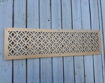 Сustom Steel Vent Cover | Powder Coated Flat Air Vent Grille | Modern Ventilation Cover