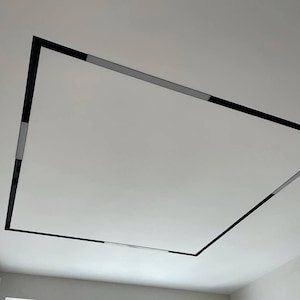Bespoke Linear HVAC Diffuser | Modern Air Vent Cover | Custom Sizes | Perforated Lip Design