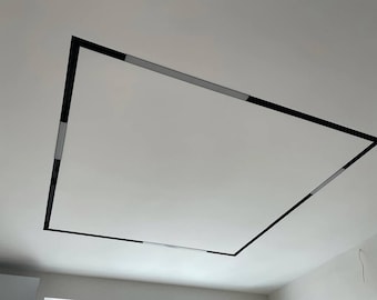 Bespoke Linear HVAC Diffuser | Modern Air Vent Cover | Custom Sizes | Perforated Lip Design