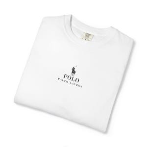 Luxury Raulph Lauren Unisex T-shirt, Designer Graphic Tee, Fashion Statement Top, High-End Cotton Shirt, Stylish Casual Wear