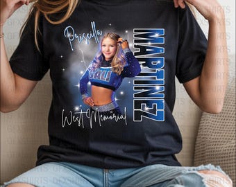 Custom Cheer Shirt | Personalized Cheerleader, Dance, Gymnastics | Game Day Cheer Apparel