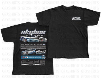 The Fast and Furious Shirt, JDM Car Tee, Y2K Racing Graphic Tee, Streetwear Car Culture T-Shirt, Retro Racing Shirt, Car Enthusiast