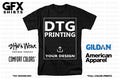 Premium DTG Shirt Printing | Full Color Direct to Garment | Street-wear Quality Prints | Soft Screen Print Feel | Custom Graphic T-Shirts