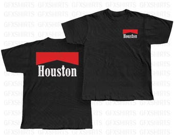 Houston Reds T-Shirt | Western Houston Graphic Tee | Unisex Black Streetwear Shirt