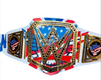 統一王座ベルト USAエディション レスリング ヘビー級ベルト レプリカ アメリカ国旗タイトル