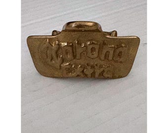 Corona Extra Wall Mounted Bottle Opener Vintage Brass Tone Metal Barware Gold