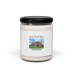 Realtor Gift Candle, Housewarming Present, Home Fragrance, Real Estate Closing, Personalized Client Appreciation Candle