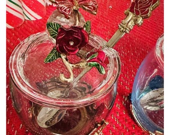 Luxus Kristallglas Becher Schmetterling Rose Design Inklusive Geschenkbox 320ml