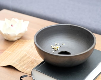 Handmade Ceramic wabi sabi Pot — Ø15CM,Ideal for caudex plants, Ariocarpus, Copiapoa, Agave